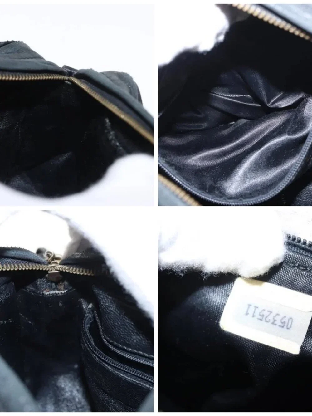 CHANEL Matelasse Chain Shoulder Bag Lamb Skin Black Gold CC Auth BA8251